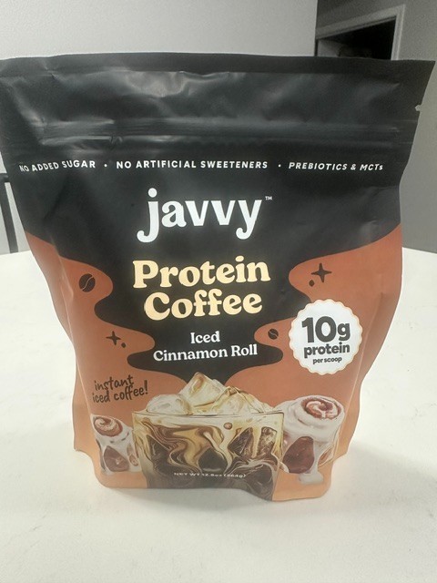 Javvy Protein Coffee Iced Cinnamon Roll 12.8oz 20 Servings EXP 12/27 New Sealed