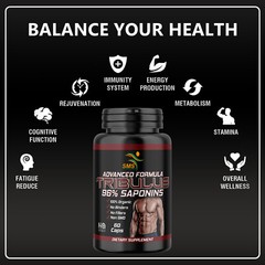 Tribulus Terrestris Test Boost, Energy, Stamina, Endurance, Muscle 3 Pack