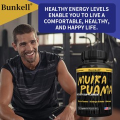 Premature Ejaculation Capsules Muira Puama Delay Boost Energy Reduce Stress