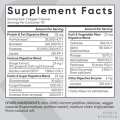 Anti-Inflammatory Digestive Support Plant-Based Probiotic Capsules (90-Count)
