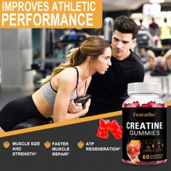 Creatine Monohydrate 5 g Boost Brain Function + Build Muscle
