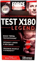Force Factor Test X180 Legend Testosterone Booster Capsules 120 Count EXP 03/29