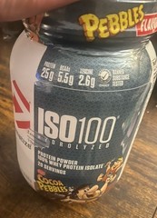 Dymatize x Cocoa Pebbles ISO100 Whey Protein Powder Isolate Protein. 20 Servings