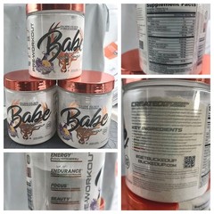 3 Babe Pre Workout powder for Women | 2 Watermelon 1 Lemonade | 6g Citrulline 2g