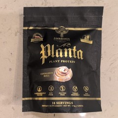 Ambrosia Collective Cinnamon Roll Plant Protein Powder-Best By 03/2026
