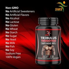 TRIBULUS TERRESTRIS 96% SAPONINS EXTRACT MUSCLE WORKOUT SUPPLEMENTS 120 Capsules