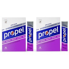 Propel Powder Packets, Grape With Electrolytes, Vitamins and No Sugar, 20…