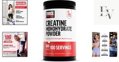 Creatine Monohydrate Powder 500g – Unflavored, 100 Servings for Peak Performance