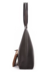 Overbrooke Reversible Tote Bag – Vegan Leather Womens Shoulder Tote with Wristle