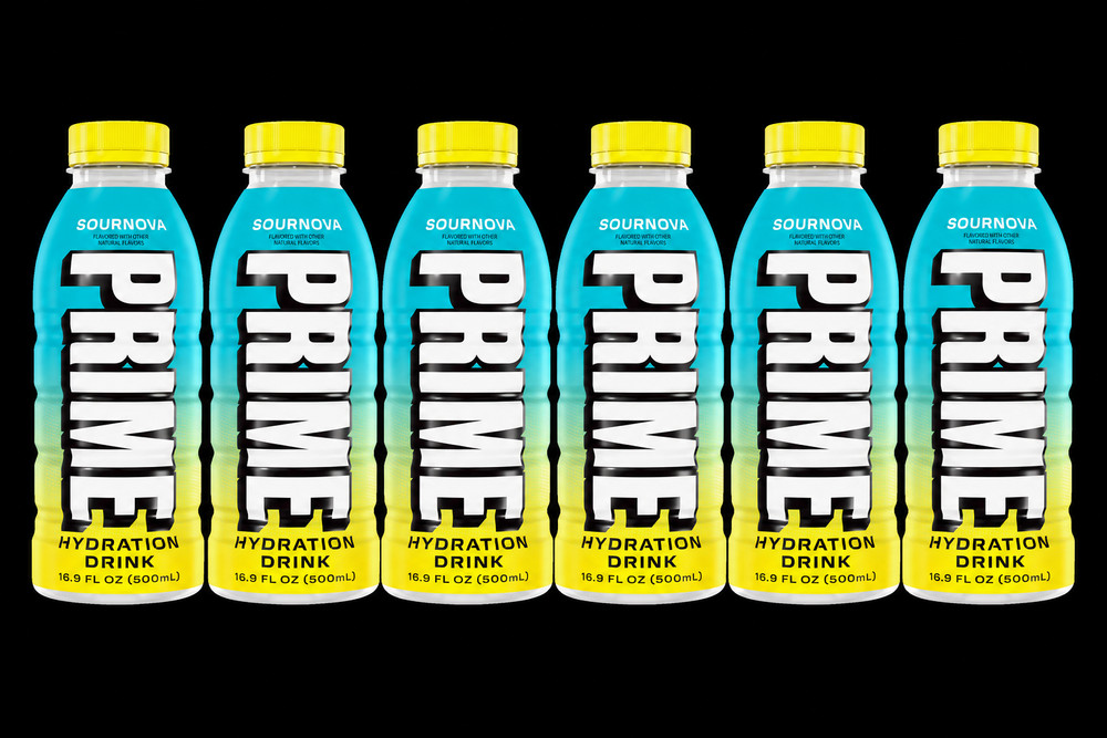 6x Prime Hydration Sports Drink Sournova 16.9 fl oz Brand New Bottles