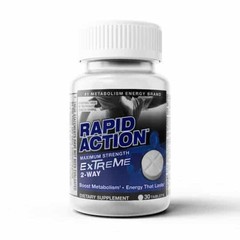 2 -30ct Bottles Rapid Action Extreme 2 Way Energy FOCUS MOOD Boost 60 Tabs