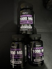 VitaRaw Reduced Form Enhanced Absportion Glutathione1000mg Immune DetoxEXP 4/25!