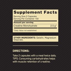 300 Capsules of Pure Micronized Creatine Monohydrate – Boost Strength & Power