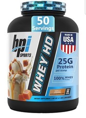 Bpi Sports Whey Hd Ultra Premium Protein Powder Isolate Vanilla/caramel 4.1 lbs