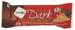 (Pack of 36) Nugo Protein Bar Dark Chocolate Pretzel Protein Snack Bars 1.76 Oz