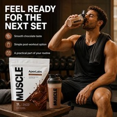 Apex Labs Protein Powder MUSCLE 15 servings 8.55oz EXP 05/2028