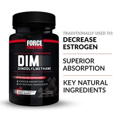 Force Factor Dim 3-Pack Pills To Decrease Estrogen In Men Diindolylmethane