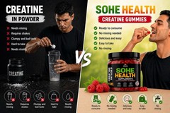 Creatine Gummies 5g 120 Ct Sugar Free Vegan Muscle SOHE HEALTH 2PK