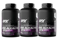 [ 3 Pack ] EFX Sports Kre-Alkalyn EFX 240 Capsules
