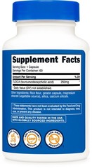 Nutricost Tudca Pills, 250mg Per Capsule, 60 Capsules