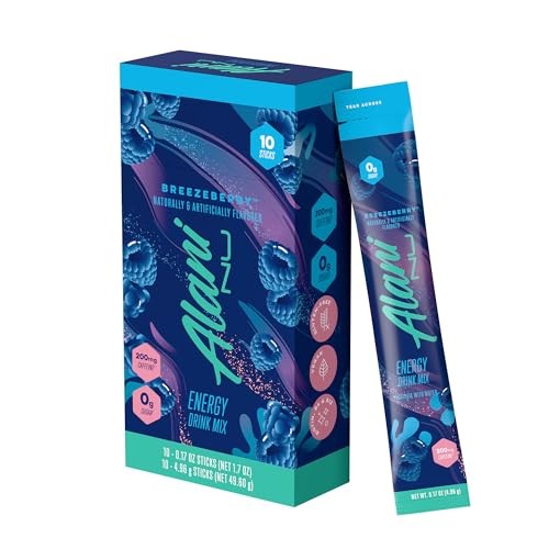 BREEZEBERRY, Energy Sticks Drink Powder, 1.7 Ounce (Pack of 1) Breezeberry