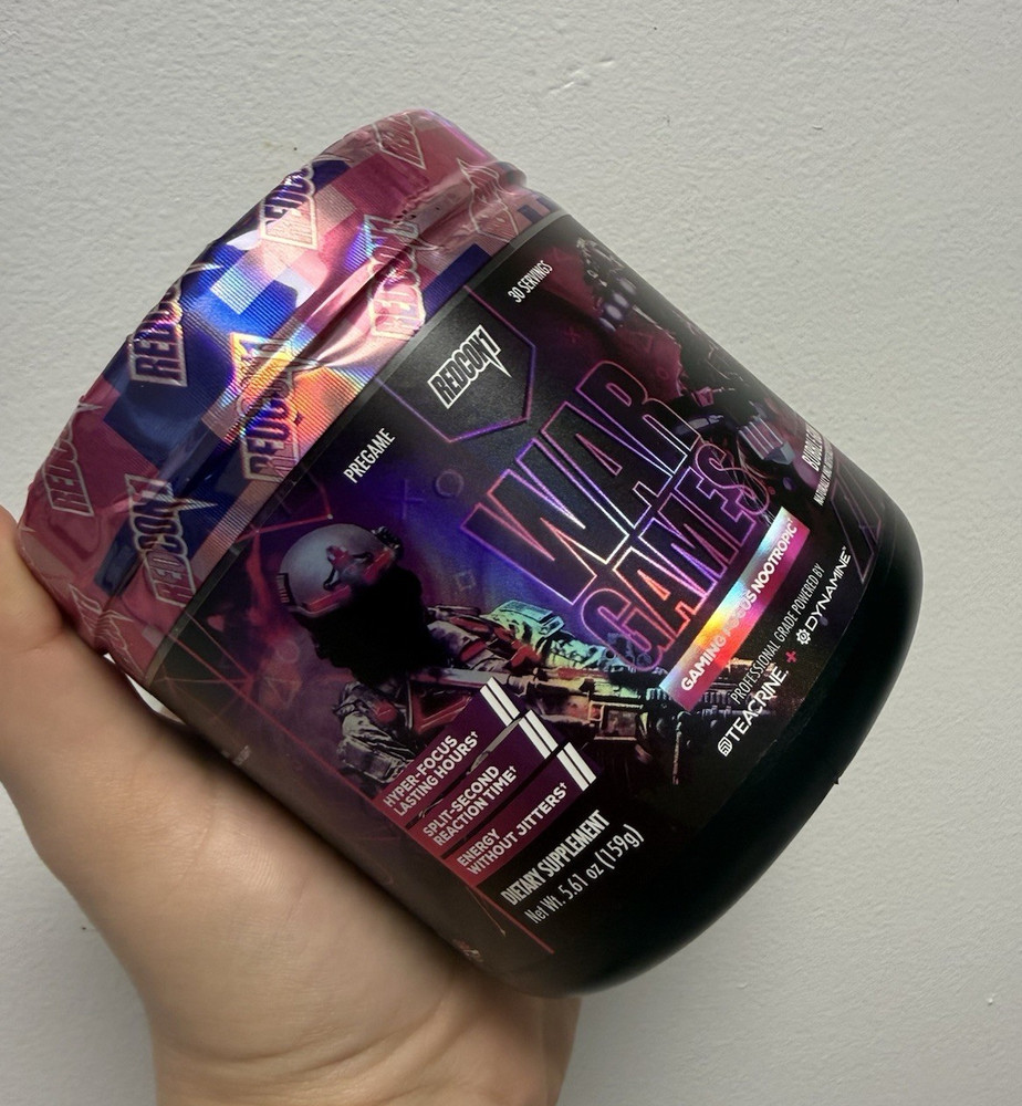REDCON1 War Games Pre-Workout Powder, Bubble Gum Flavor, 30 Servings