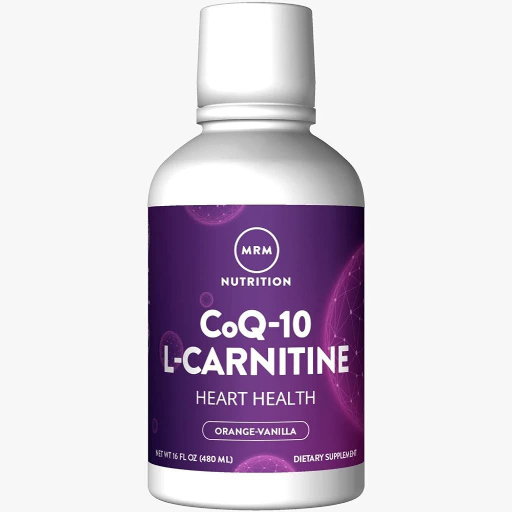 MRM Nutrition CoQ-10 L-Carnitine Liquid – 16 Fl Oz (Pack of 1), No Color