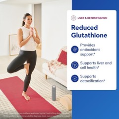 Pure Encapsulations Reduced Glutathione 120 Caps Antioxidant Liver Cell Support