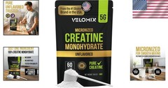 Creatine Monohydrate Powder – 100% Pure, No Fillers, Easy to Use, 60 Servings
