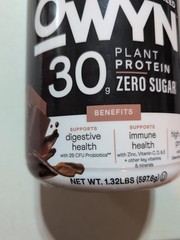 Owyn 30g Plant Protein Zero Sugar Elite PRO 1.32Lb Chocolate 8/27 Factory Sealed