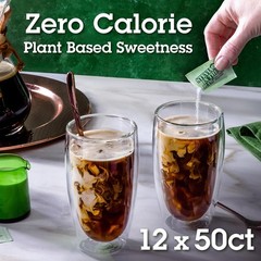 Stevia In The Raw, Plant Based Zero Calorie, Sugar 50 Count (Pack of 12)