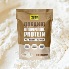 NEW Protein Supplies Australia Organic Brown Rice Protein Unflavoured 1kg