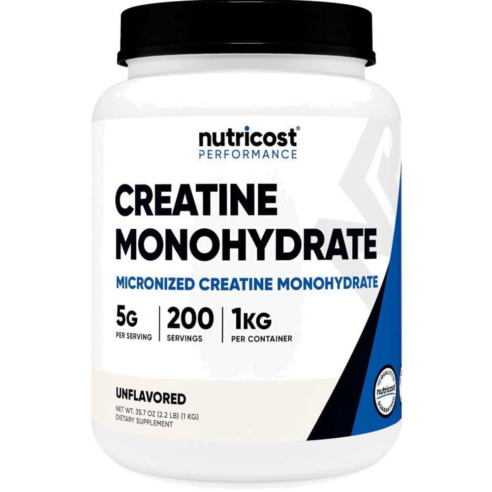 Creatine Monohydrate Powder 1KG Muscle Growth Non-GMO Gluten Free Fitness