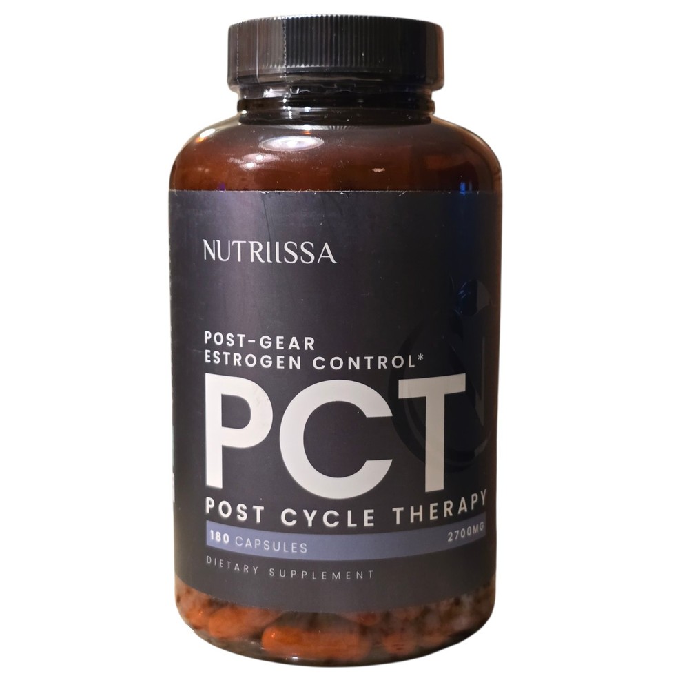 Nutriissa PCT Post Cycle Therapy Estrogen Control 2700mg 180 Caps Exp 10/2026