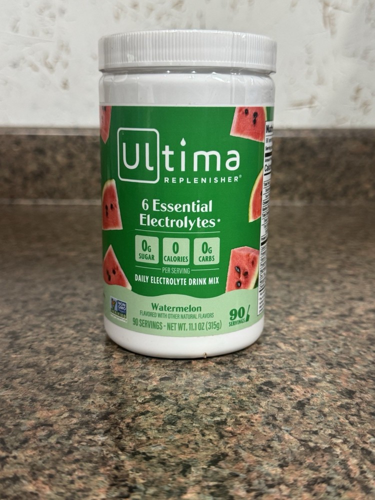 Ultima Replenisher Electrolyte Drink Mix – Watermelon Flavored 90 Servings 8/27