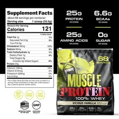 Muscle Whey Protein Powder, Muscle Gain High-Quality Supplement, 10LB