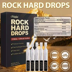 Rock Hard Drops – with Tribulus Terrestris, Maca Root, L-Arginine, Men’s Health