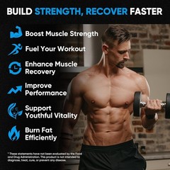 100% Pure Micronized Creatine Monohydrate Powder, Unflavored Creatine for Women