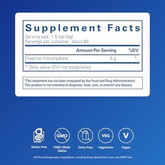 Creatine Powder 315g Muscle Strength Performance Recovery 60 Servings