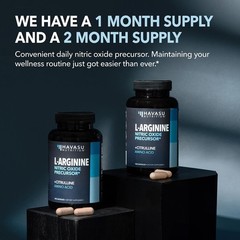 L-Arginine Capsules with L-Citrulline – Nitric Oxide Supplement – L Arginine