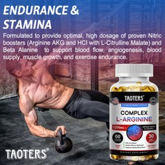 Blood Flow Supplement,Nitric Oxide, Testosteron ,Pump Booster, Endurance Support