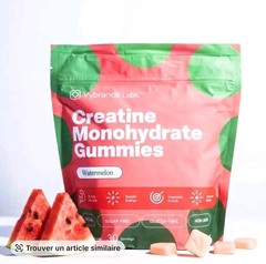 Vybrance Labs Creatine Monohydrate Gummies + B12 Citrus Mango 120 Vegan