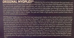EAS Original Myoplex High Protein Meal Replacement 20 Individual Packs 6 Flavors