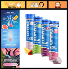 Electrolyte Tablets for Hydration, Mixed Flavors, 4 Pack (40 Servings) – Sports