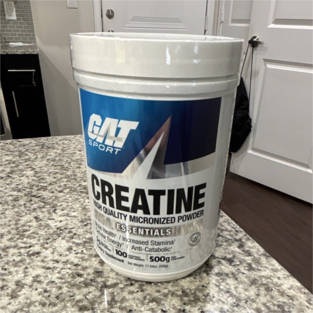 GAT Sport Micronized Creatine Powder Muscle Gain Supplement, Unisex 500g