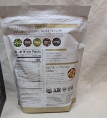 Truvani Plant Based Vanilla Protein Powder 20.95 oz 20 Servings Expires 09/2027