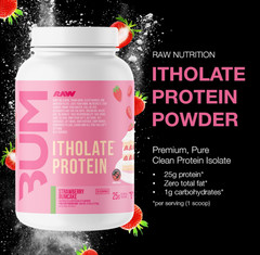 RAW Whey Isolate Protein Powder, Strawberry BumCake (CBUM Itholate Protein)