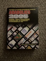 Anabolics 2005 – Hardcover By Llewellyn, William – GOOD condition