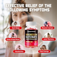 Magnesium Glycinate Gummies 1000mg ~ Sugar-Free Magnesium Potassium Supplement