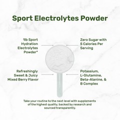Deal Supplement Daily Electrolyte Hydration Powder Sugar Drink Mix Mixed Berry